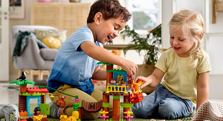 Yellow Blocks, Lego, Majid Al Futtain, Kids, Play, Toys