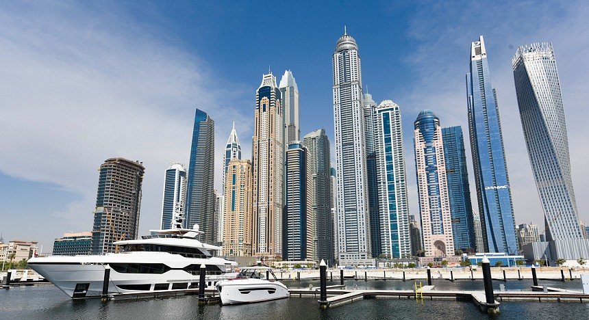 Yacht, Superyacht, Gulf Craft, Dubai Harbour Marina, D-Marin Dubai, Dubai, UAE, Palm Jumeirah, Bluewaters Island, luxury, boats, yachting hub, sailing