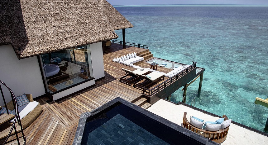 Jumeirah Vittaveli, Maldives, Hotel, Luxury Villas, Ocean, Beaches, Pool, Spa, Luxury Living, Bedroom, Rooms, Yachts, Beautiful Natural, South Male Atoll