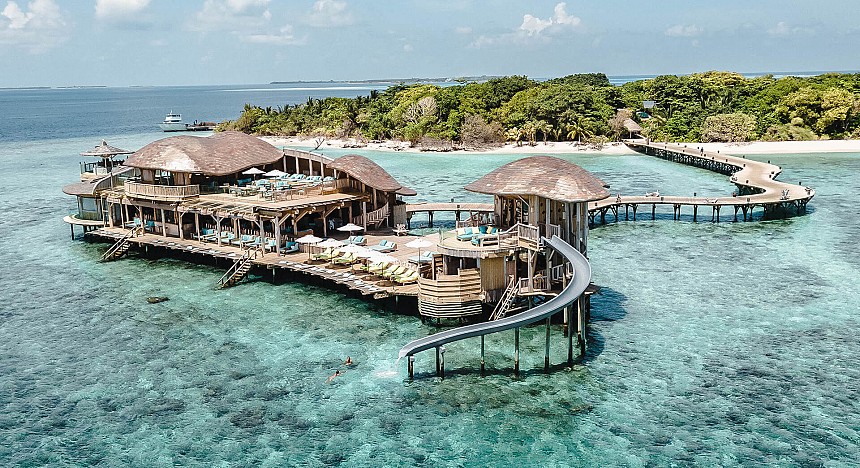Soneva Fushi, luxury island in maldives, indian ocean, maldives islands