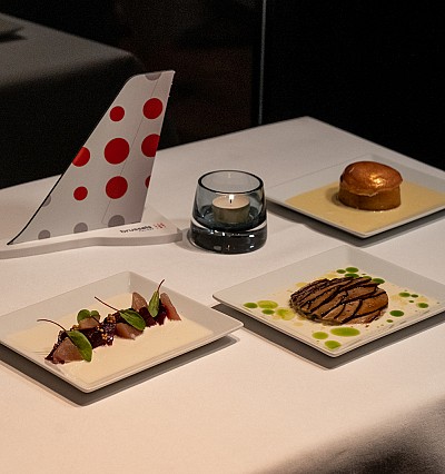 GOURMET: Brussels Airlines’ new Michelin menu takes off
