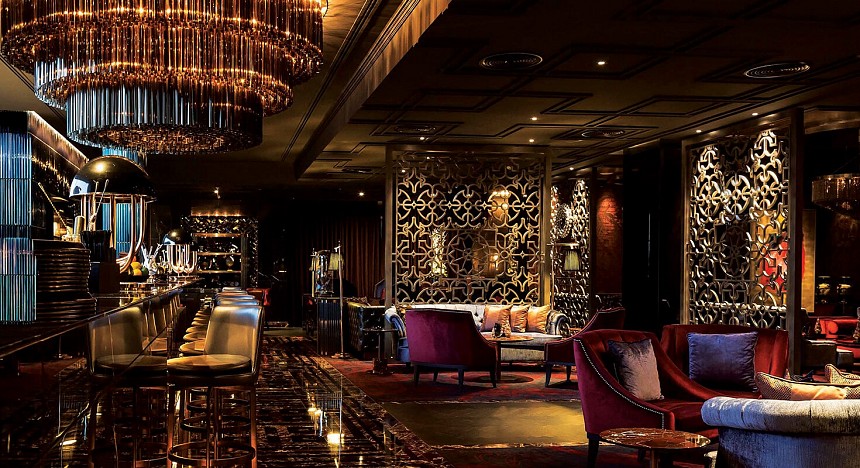 Noir, Kempinski Hotel Mall of the Emirates, restaurant, review, cocktail, lounge, Dubai