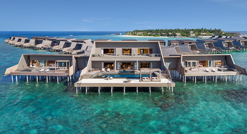 The St. Regis Maldives Vommuli Resort, luxury resort in Maldives, beaches, maldives islands, travel, travellers, explore, villas, pool, spa, luxurious travel, luxury travel, hotels and resorts, marriott hotels and resorts maldives
