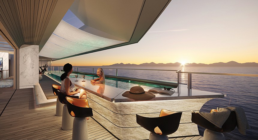 NJORD Ocean Residences, Design hotels, superyachts, most expensive superyacht, luxury yacht, travellers, experience, sea travel, luxury travel news magazine