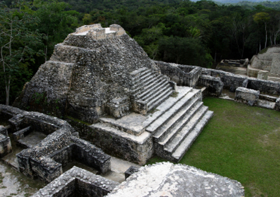 The ancient Mayan pyramids were severely damaged