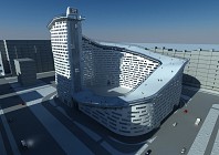 This building in Kazakhstan could have the first rooftop ski slope