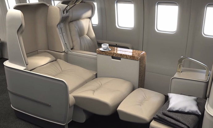 Personal massage chairs on A&K private-jet journeys