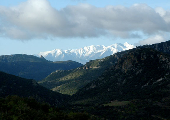 The Corbières Mountains in southwest France.
