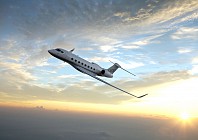 Gulfstream jet circles the globe with one stop