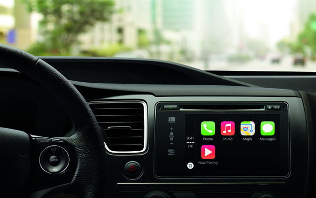 CarPlay was unveiled at the Geneva Motorshow