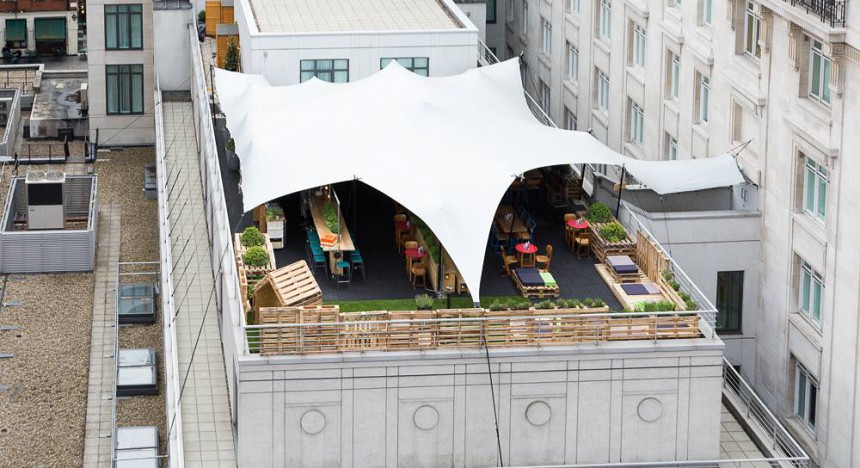 Roofnic pop-up at London Marriott Hotel Park Lane
