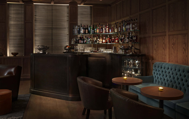 For a cosy cocktail to a soundtrack of blues, try the Punch Room at the London Edition 