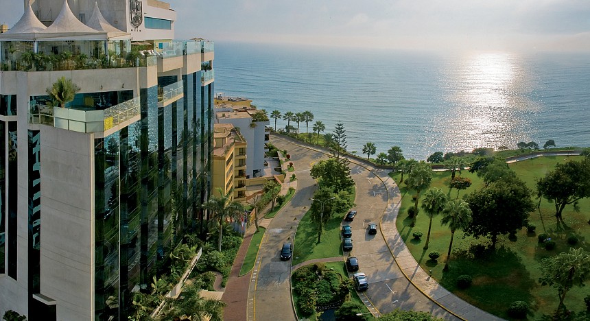 View of the Belmond Miraflores Park Hotel in Lima