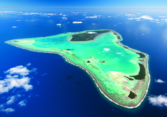 Tropical beauty of Aitutaki