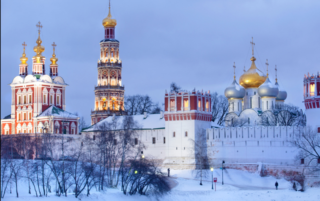The Kremlin in the snow