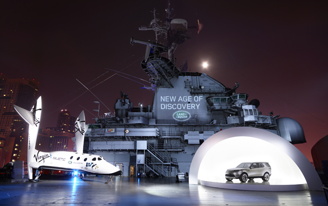 The event took place on board the USS Intrepid, a retired aircraft carrier