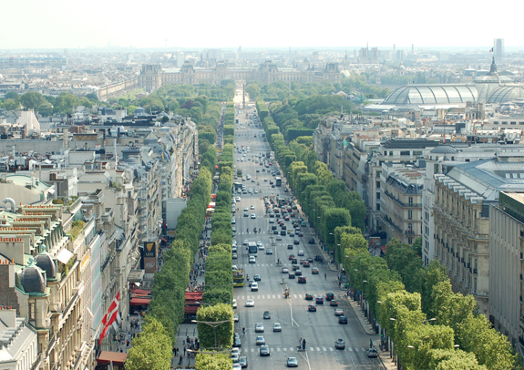 The Champs-Élysées, Paris 