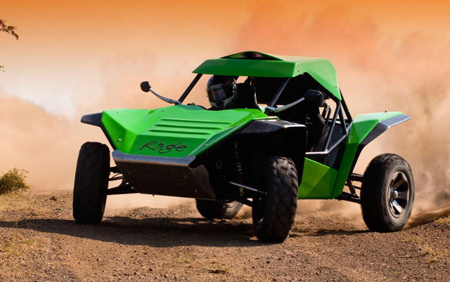 The appropriately named 'Rage Comet' is an off-road rally buggy that hits 100kph in 3 seconds flat, thanks to a Kawasaki ZX14 superbike engine. Apparently, typical buyers include Formula One professionals