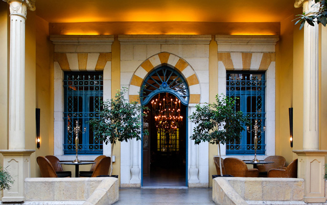 The hotel has been converted from a1930s Levant mansion in the affluent suburb of Achrafieh, Beirut