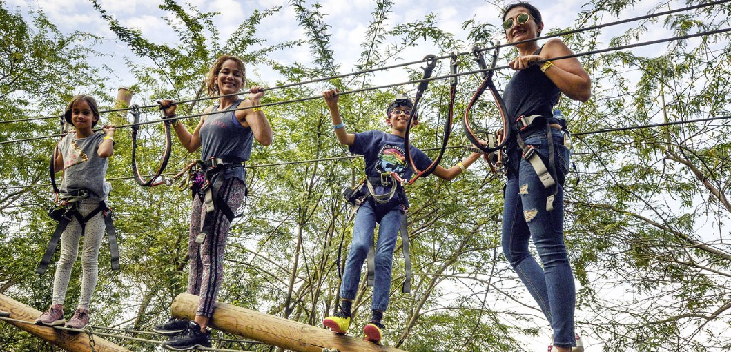 Aventura: The Nature Adventure Park in Mushrif Park