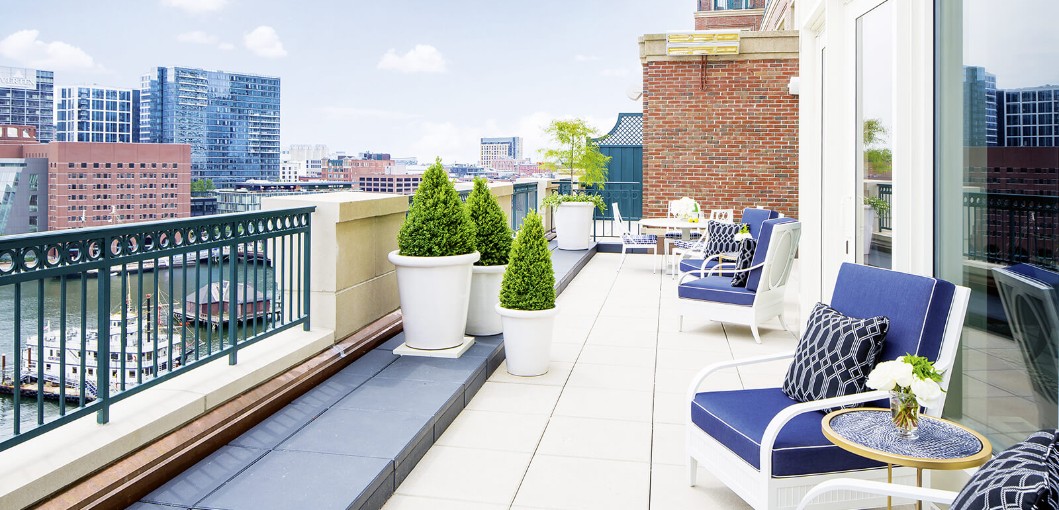 The John Adams Presidential Suite, Boston Harbor Hotel, MA, USA