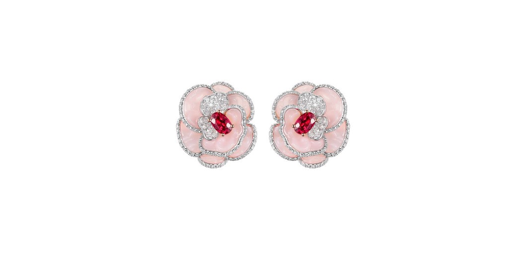 Earrings, Fabergé x Gemfields