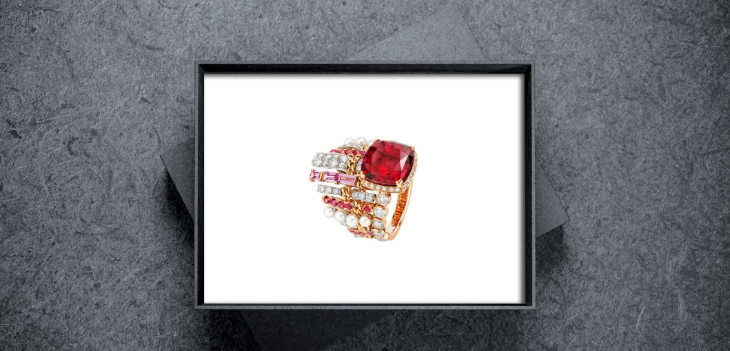 Tweed Couture ring, Chanel