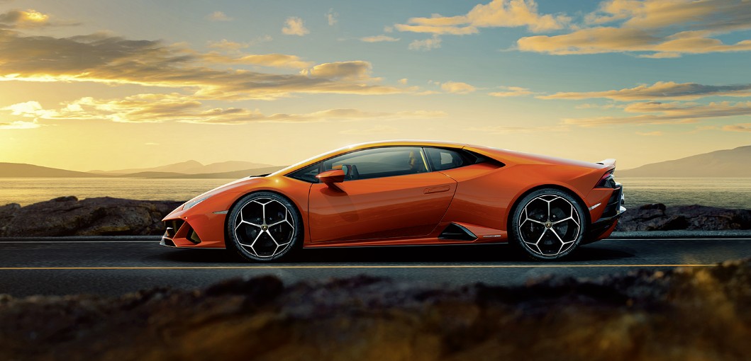 The Lamborghini Huracan Evo
