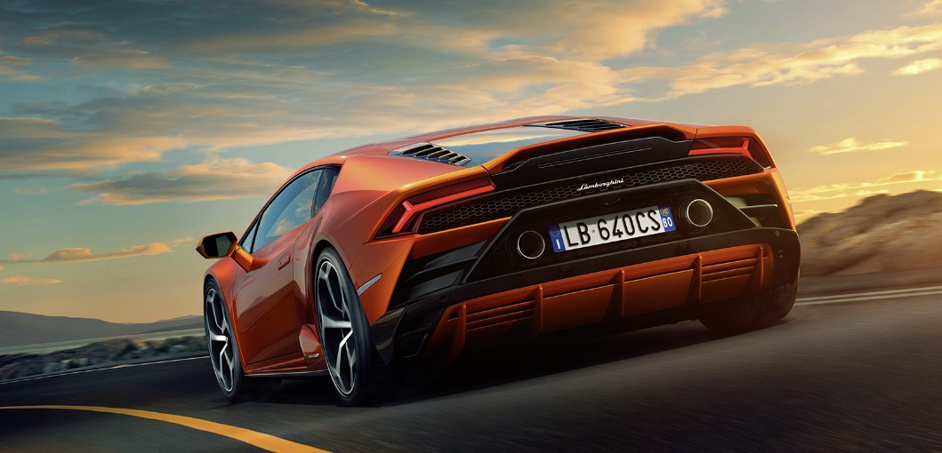 The Lamborghini Huracan Evo