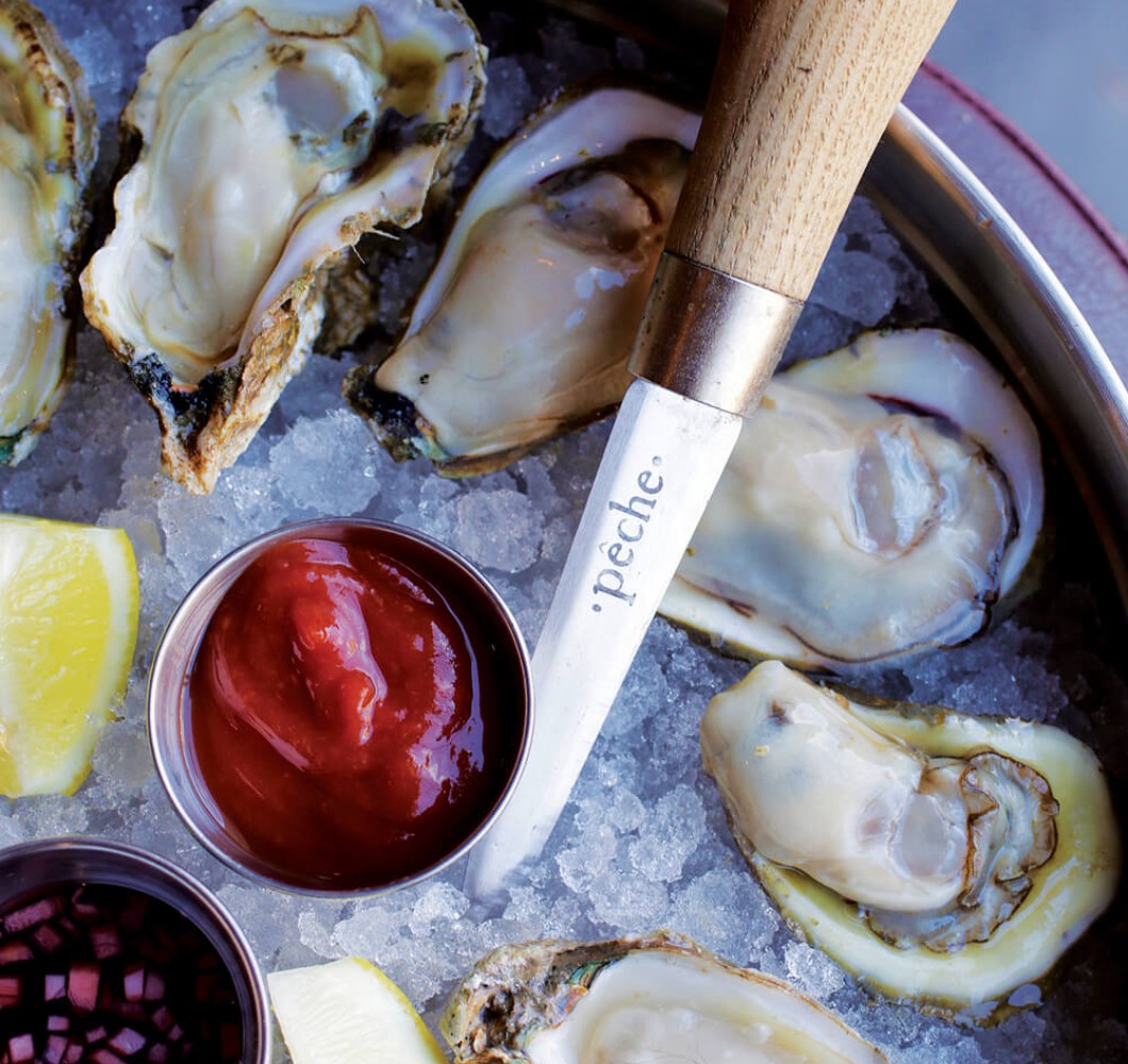 Oysters at Pêche in New Orleans