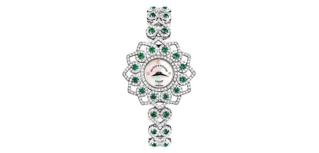 Princess Victoria Emerald Green Backes & Strauss x Gemfields watch