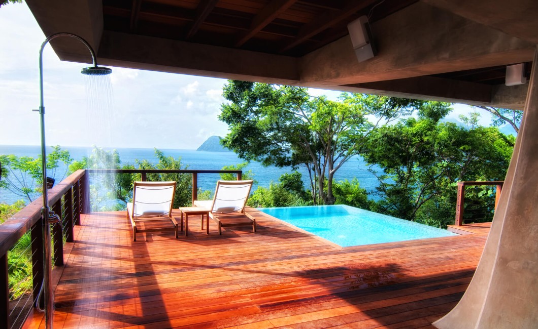Zabuco Honeymoon Villa II, Secret Bay, Tibay, Dominica, Caribbean