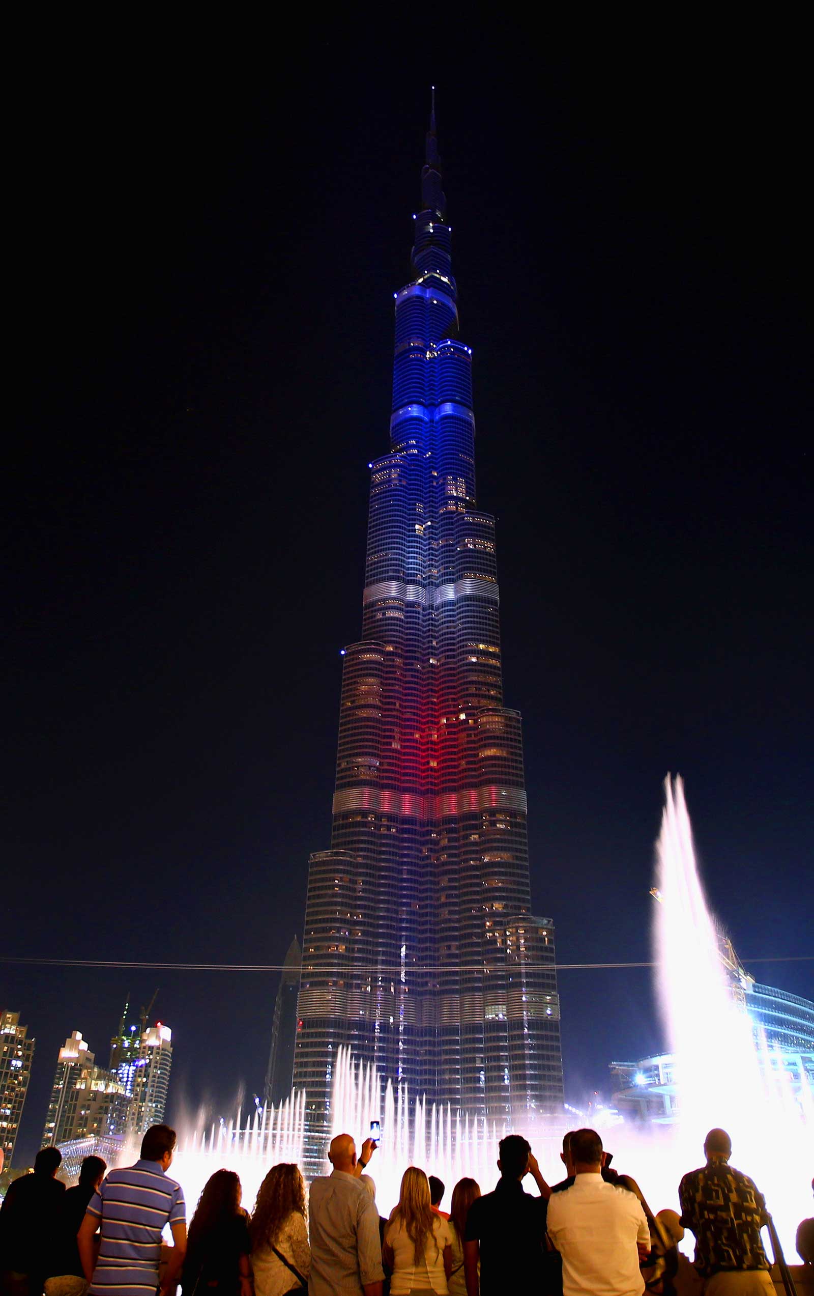 Dubai Burj Khalifa Tricolore