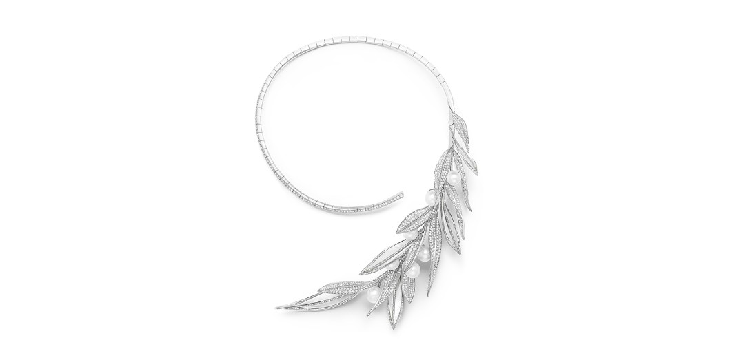 Feuilles de laurier necklace, Boucheron